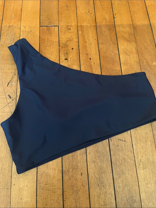 summersalt Other - Summer Salt Women’s One-Shoulder Swim Top in Navy -